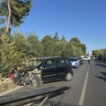 Auto fuori strada sulla Corato–Ruvo