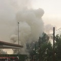 Fiamme in via dei Tigli