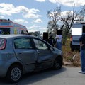 Scontro all'incrocio di via Stradelle sulla Corato-Bisceglie