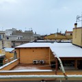 Risveglio innevato per i coratini, le scuole restano aperte