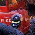 In fiamme un container in viale Friuli