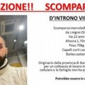 Coratino scomparso in Lombardia, dall'8 luglio non si hanno sue notizie
