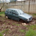 Ancora un'auto rubata ritrovata nelle campagne coratine