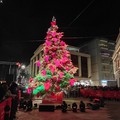 Luci, danza e gospel: l’accensione dell’albero in Piazza Matteotti