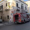 Principio di incendio in un panificio di via Andria a Corato: intervengono i Vigili del Fuoco