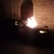 Auto in fiamme in via Lega Lombarda
