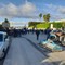 Proteste autotrasportatori in via Castel del Monte