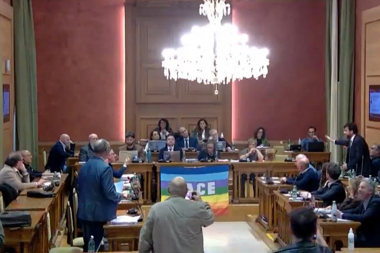 Consiglio comunale, screzio tra Lotito e Palmieri