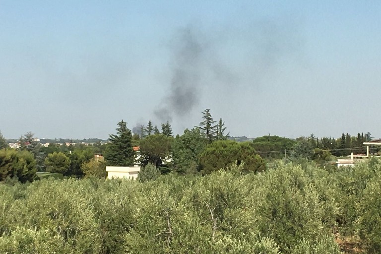 incendio viale delle mimose