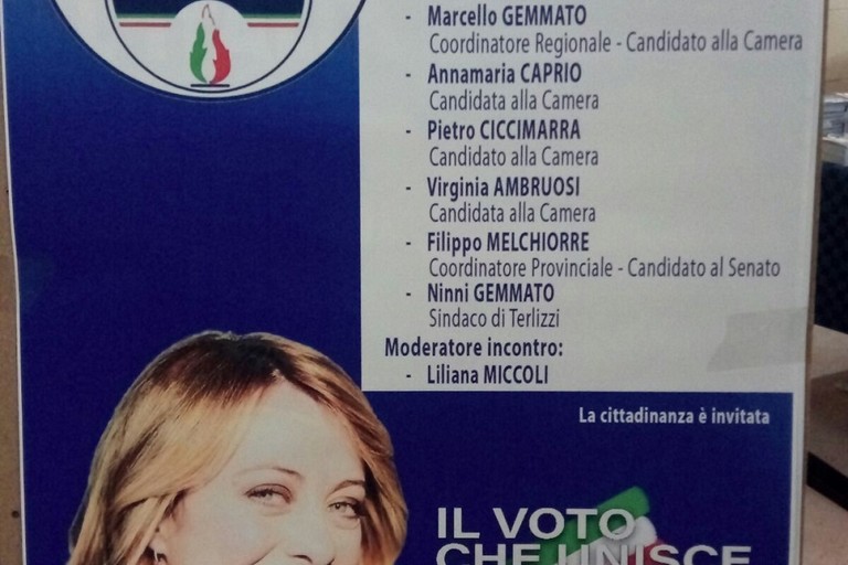 Fratelli d'Italia presenta i candidati alla Camera e Senato. <span>Foto Luciana Cusanno</span>