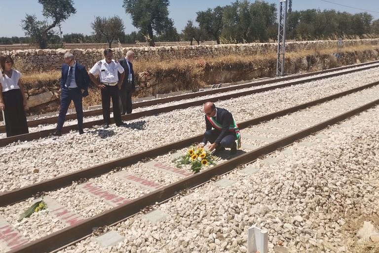 Il sindaco De Benedittis ricorda le vittime della strage dei treni