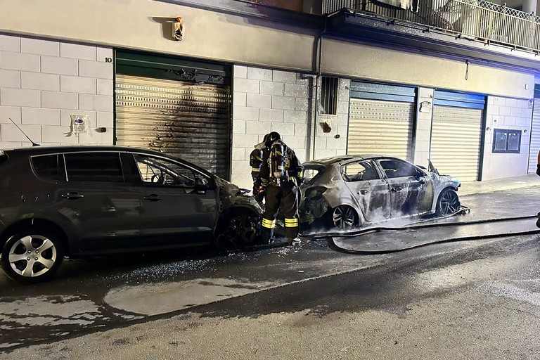 L'intervento dei Vigili del Fuoco