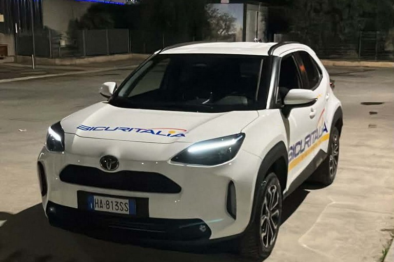 Una pattuglia della Sicuritalia-Ivri