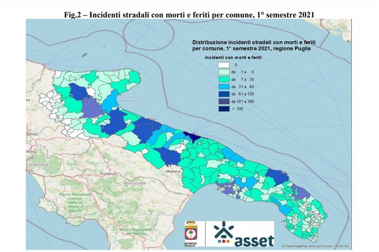 Mappa incidenti stradali - Asset