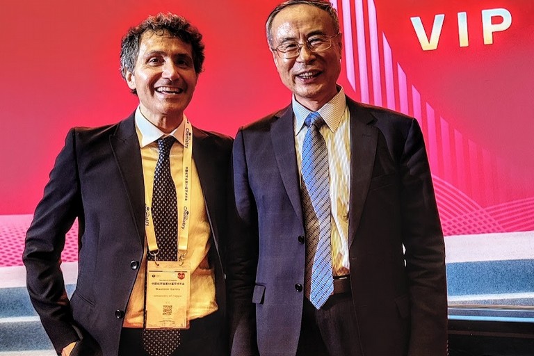 Marcello Quinto e il Prof Wan Lijun