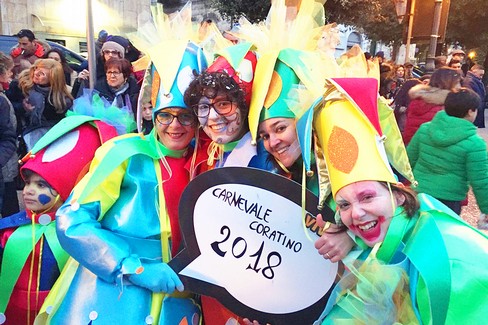 Aspettando il Carnevale Coratino 2018, il nostro inviato... dal freddo Nord