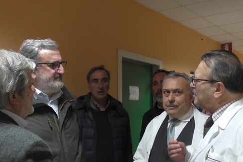 Il Presidente Emiliano visita gli ospedali del nord barese