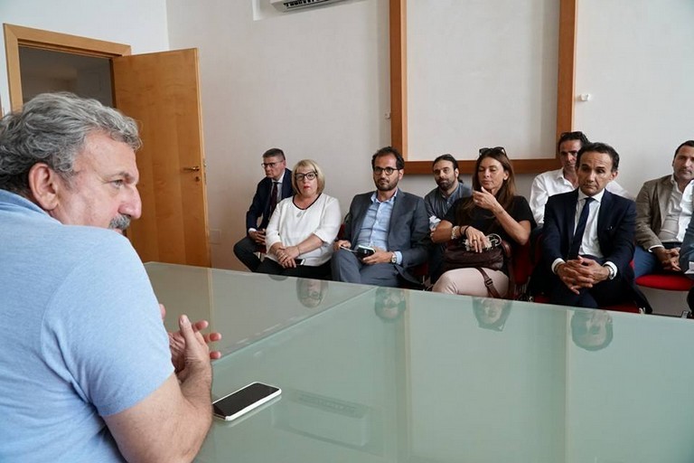 Michele Emiliano incontra il Sindaco Gemmato