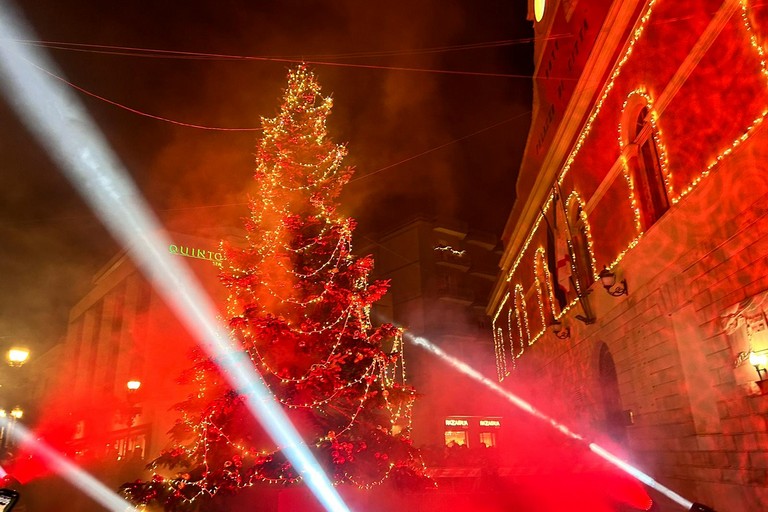 Accensione dell'albero a Corato. <span>Foto Martina Musto</span>