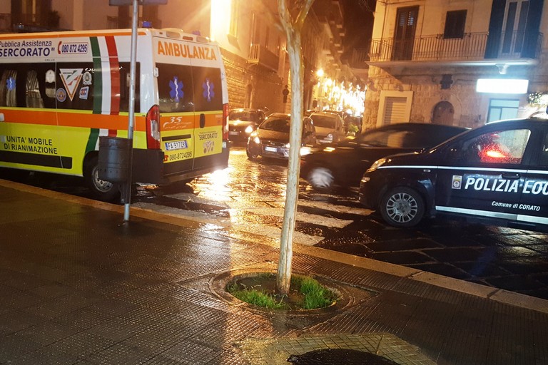 Polizia Locale e Ambulanza del 118