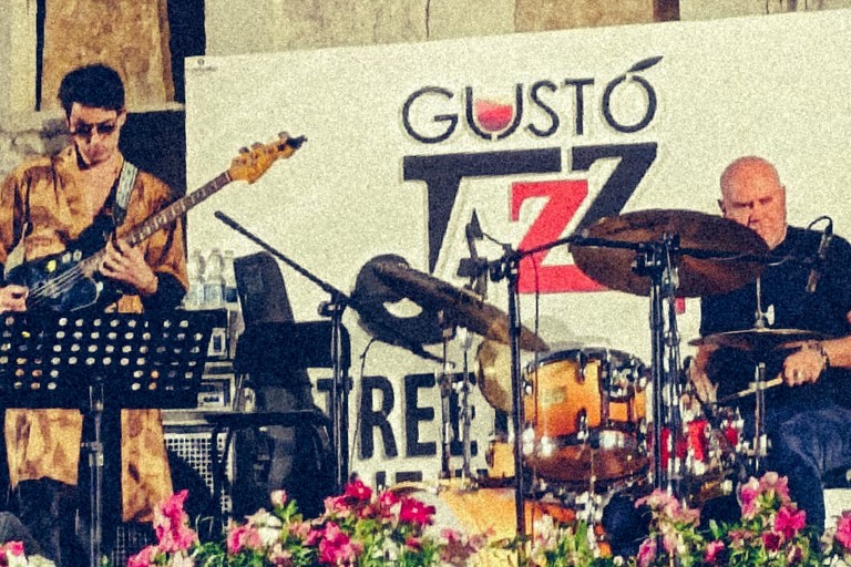 Roberto Gatto alla batteria in concerto a Corato per il Festival Gusto Jazz