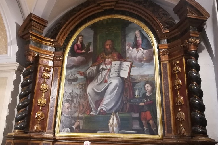 Quadro di San Nicola nella chiesa dei Cappuccini di Corato