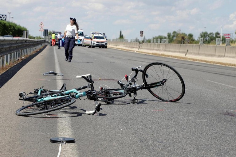 L'incidente stradale avvenuto sulla strada provinciale 231