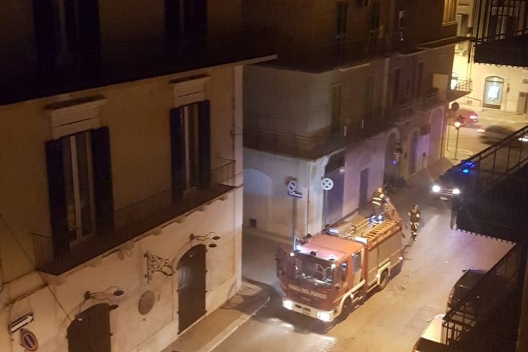 Incendio via Spirito Santo