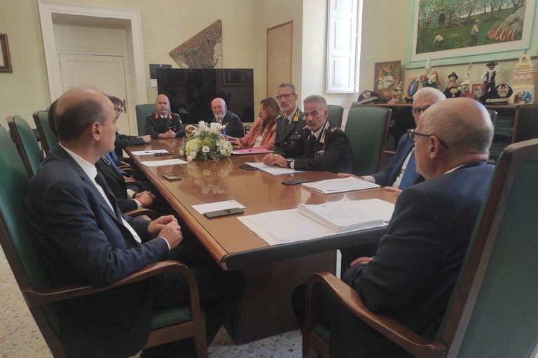 Comitato Provinciale dell'Ordine e Sicurezza Pubblica. <span>Foto Anna Lops</span>