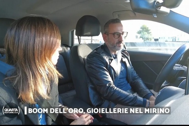 Giulio Tandoi a Quarta Repubblica. <span>Foto Anna Lops</span>