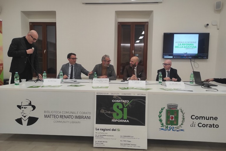 Comitato per il sì. <span>Foto Anna Lops</span>