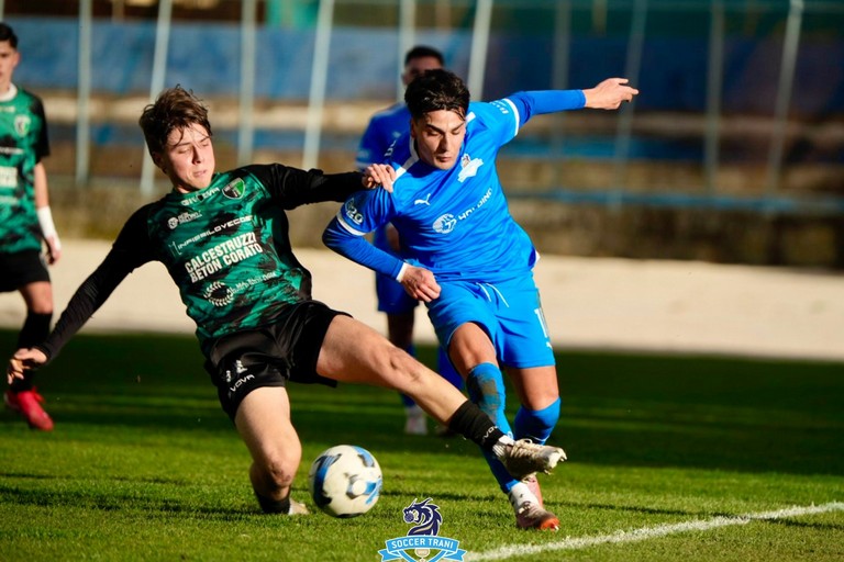 Corato, grandissima prestazione, ma non basta: vince la Soccer Trani 2-0