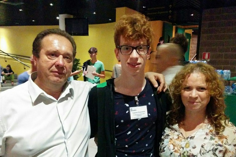 Francesco Ludovico Tedone con la famiglia