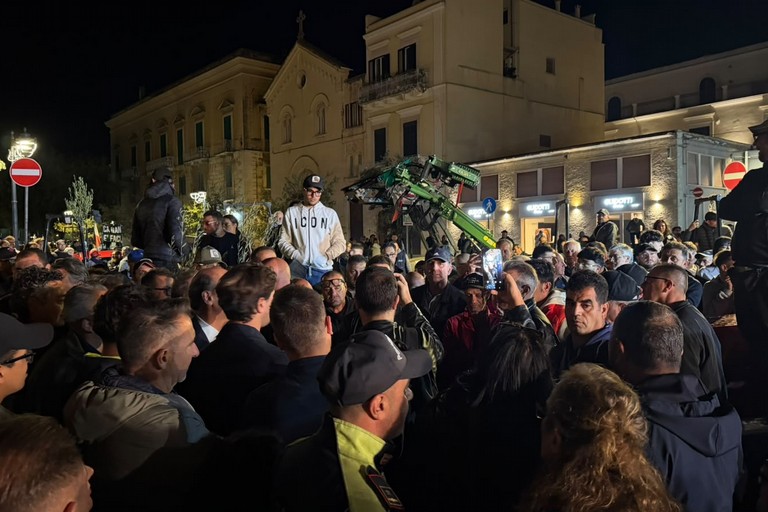 Manifestazione crisi olivicola. <span>Foto Martina Musto</span>